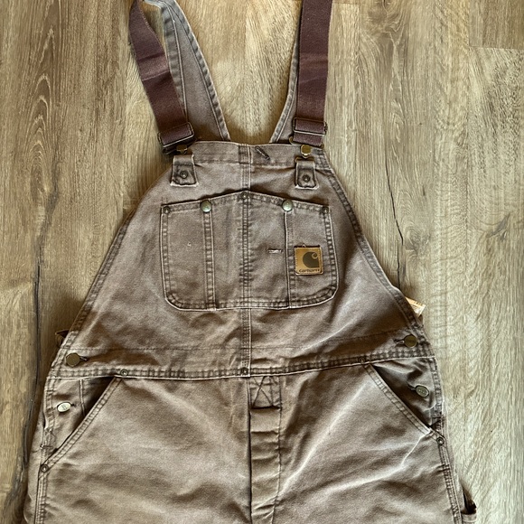 VTG Insulated Carhartt Double Knee R27 CHT 40x32 - USA Union-Made - Picture 5 of 10